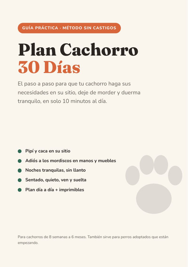Portada de la guía Plan Cachorro 30 Días