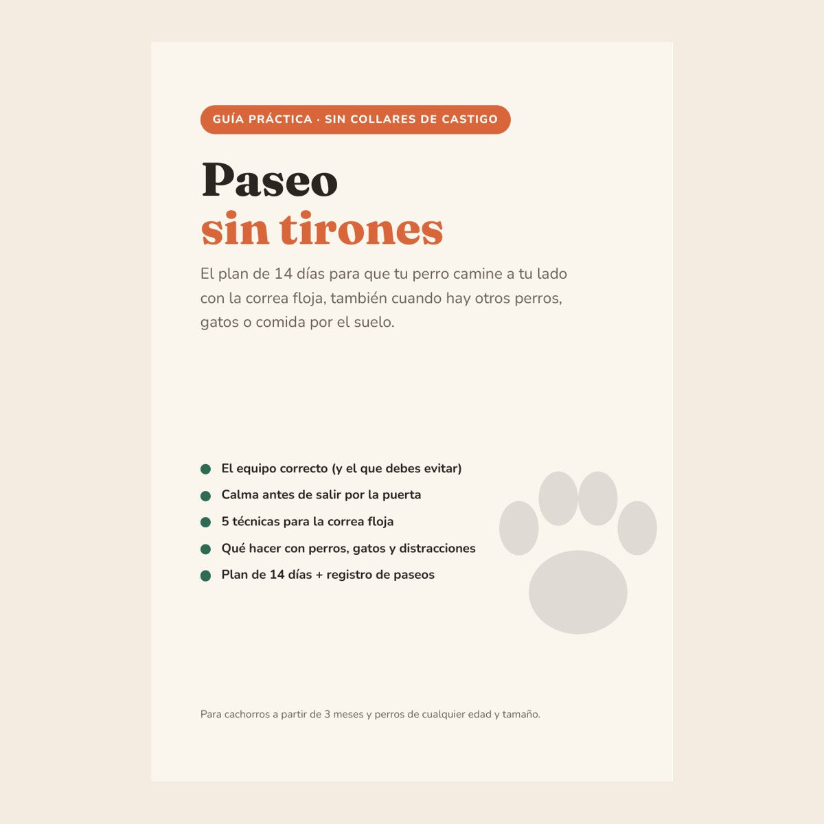 Guía Paseo sin tirones